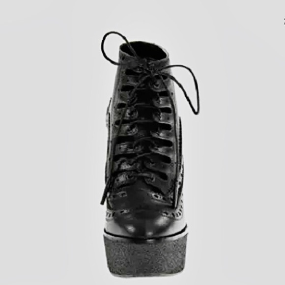 *BURBERRY* Prorsum Brogue Pencombe Leather Wedges - Picture 3 of 8